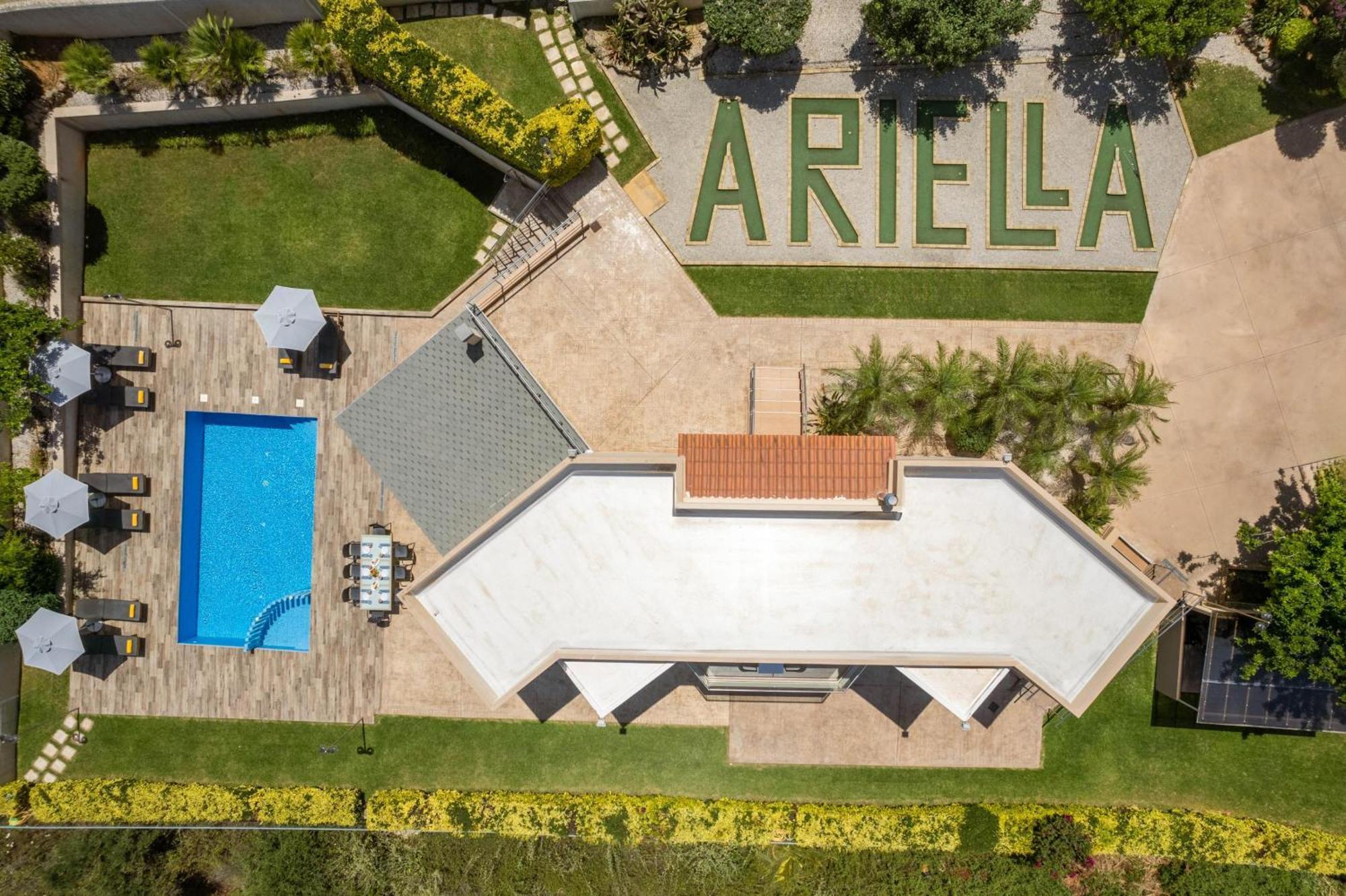 Villa Ariella With Sea View Agia Marina Eksteriør bilde