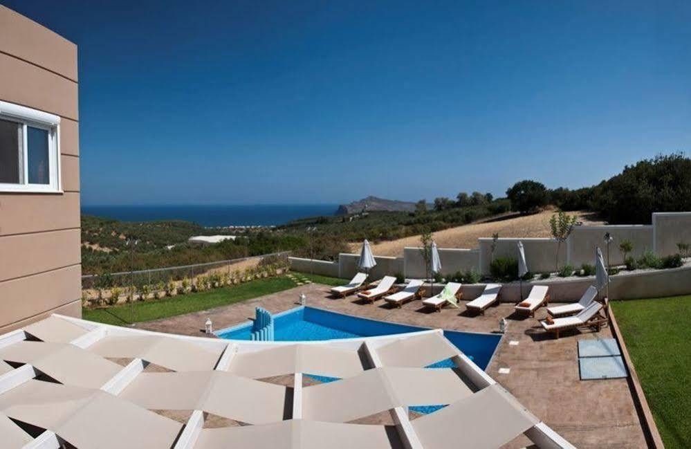 Villa Ariella With Sea View Agia Marina Eksteriør bilde